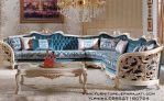 Sofa Sudut Klasik Ukiran Mewah Terbaru Tahun Ini