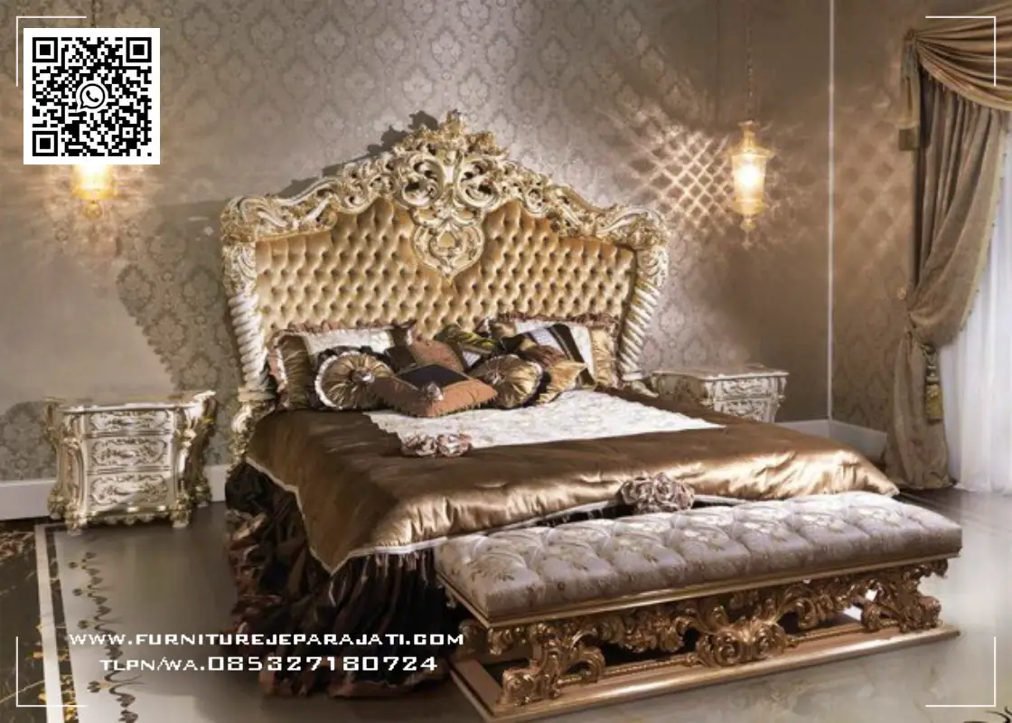 Bedroom Set Tempat Tidur Riviera Ukir Klasik Jepara