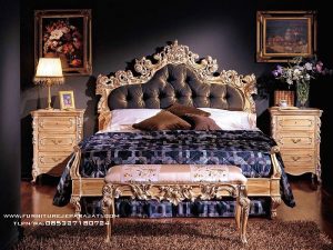 Set Tempat Tidur Ukir Luxury classic mewah jeapara