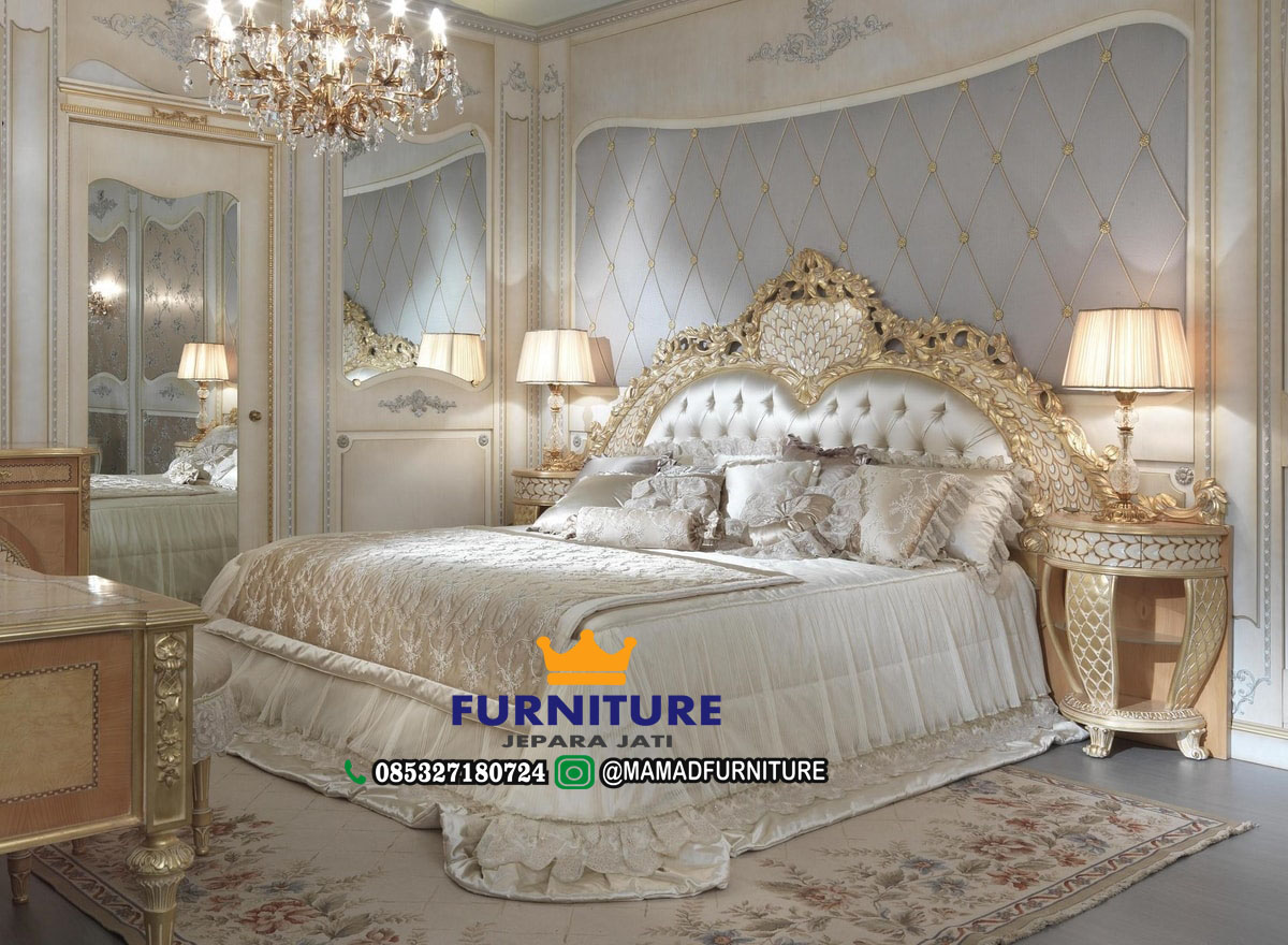 Detail Tempat Tidur Lariana Ukiran Klasik jepara