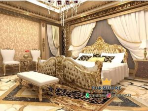 Set Kamar Tidur Mewah Kombinasi Layer Terbaru