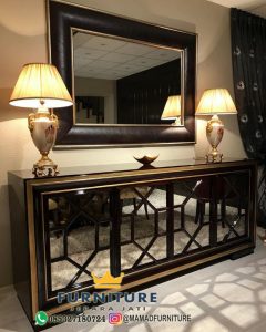 Meja Consolle Design Minimalis Furniture Jati