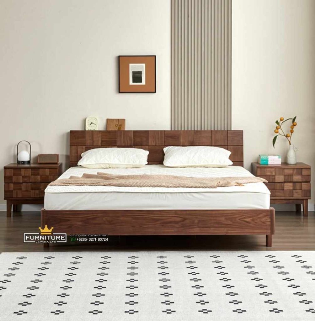 Temapt tidur Minimalis Motif Ketupat