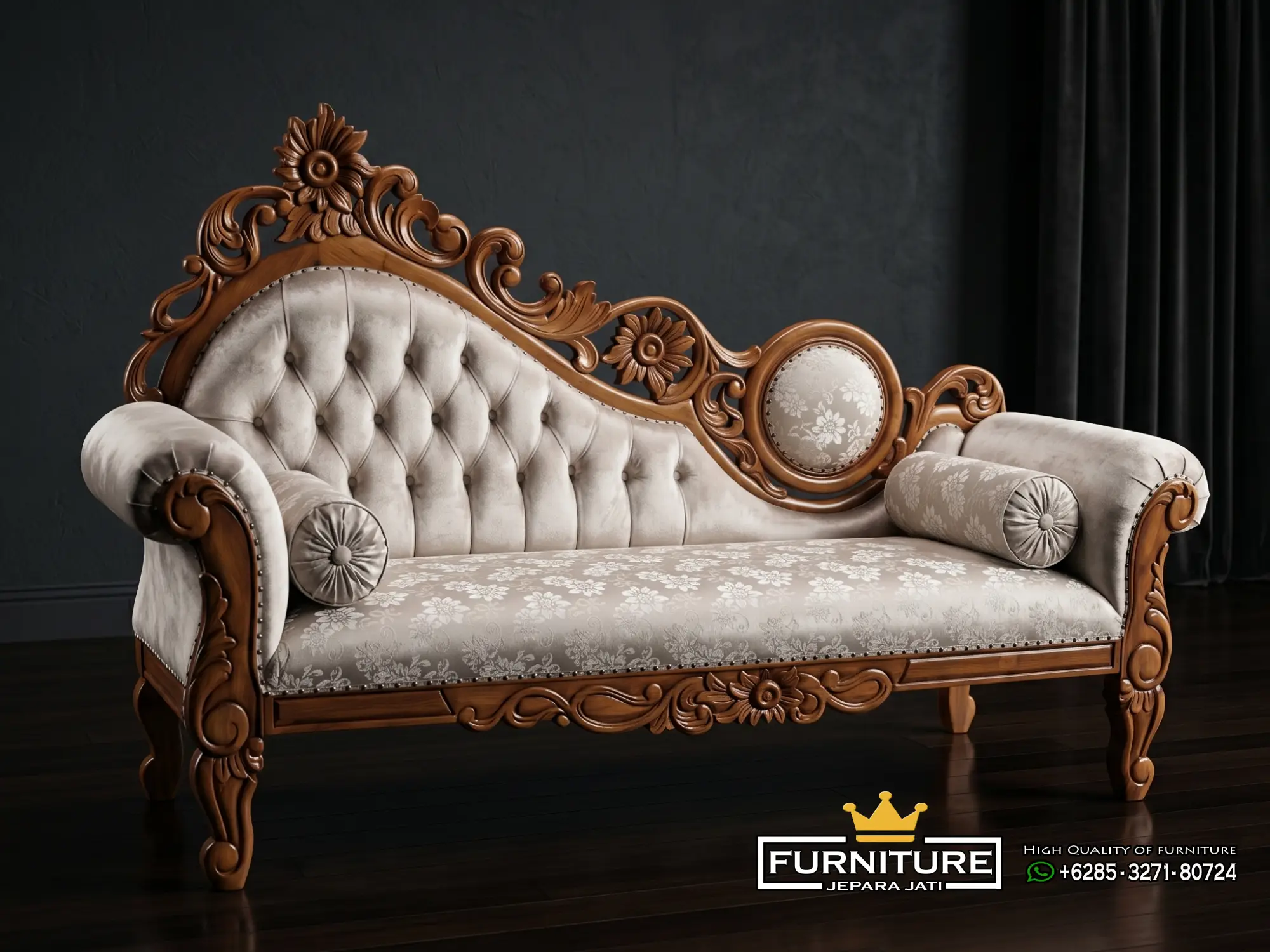Model Sofa Santai Jati Klasik Terbaru Jepara