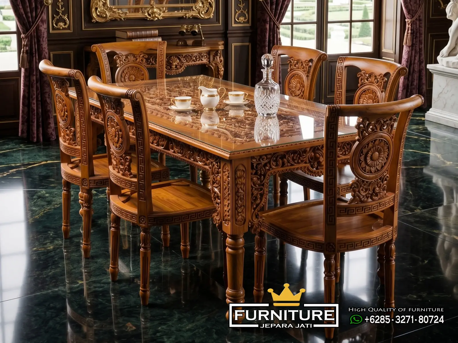 Jual Meja Makan Jati Klasik Ukiran Mewah Jepara Meja Makan Jati Klasik Ukiran Mewah Jepara, Meja Klasik Dari Kayu, Meja Klasik Eropa, Meja Klasik Furniture, Meja Klasik Putih, Meja Makaan Ukiran, Meja Makan Bulat Klasik, Meja Makan Kayu Klasik, Meja Makan Klasik, Meja Makan Klasik Emas, Meja Makan Klasik Eropa, Meja Makan Klasik Modern, Meja Makan Mewah 6 Kursi, Meja Makan Mewah 8 Kursi, Meja Makan Mewah Ukiran Jepara, Meja Makan Ukir, Meja Makan Ukir Mewah, Meja Panjang Klasik, Meja Ukir Klasik