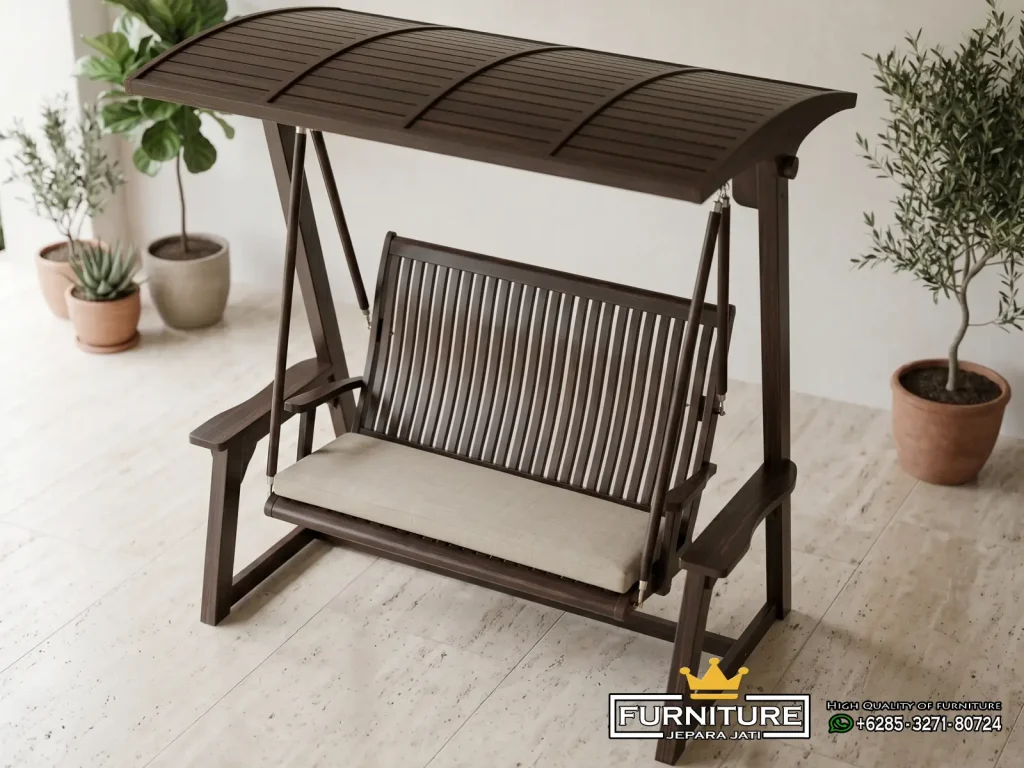 Sale Kursi Ayunan Minimalis Kayu Jati Jepara